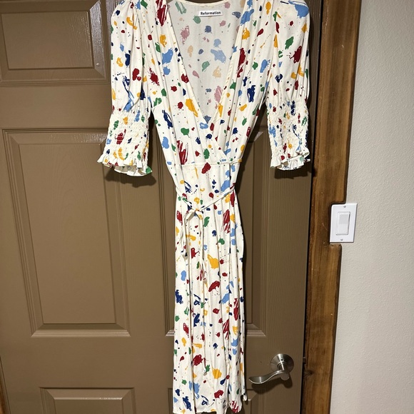SOLD Reformation Wrap Dress - Picture 1 of 5